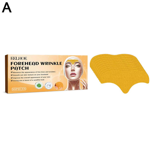 10Pcs Anti-Wrinkle Forehead Line Removal Gel Patch Firming Eyes Mask Frown Lines Face Skin Care Stickers Anti-Aging Collagen