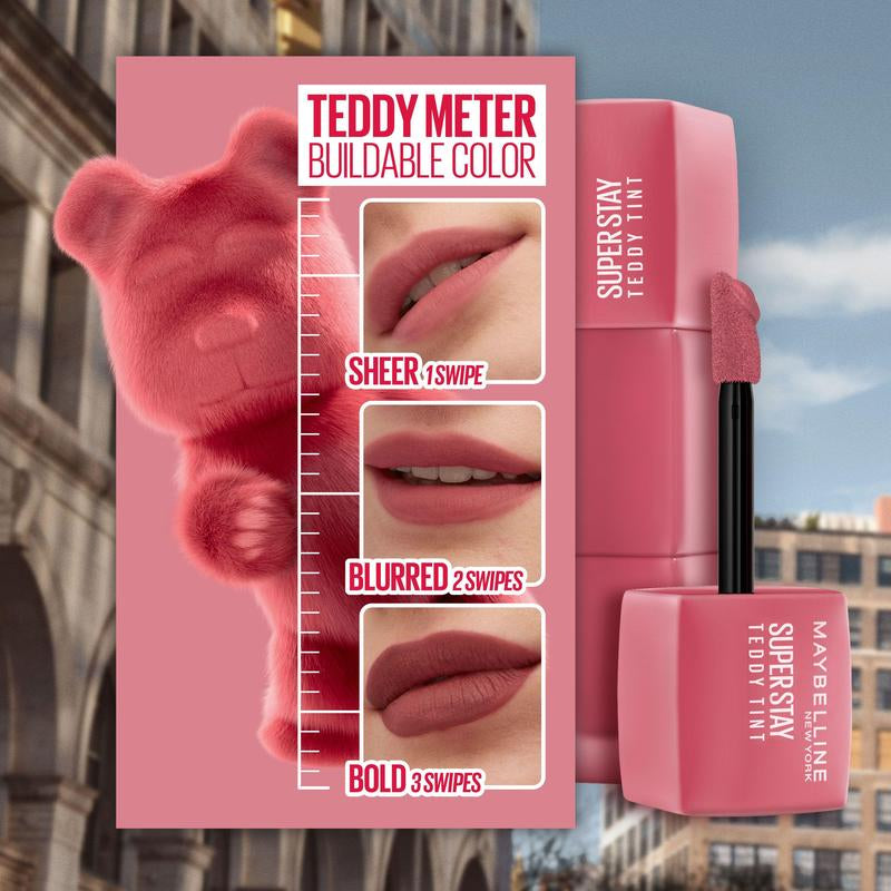 Super Stay Teddy Tint, Matte Lipstick, Maybelline