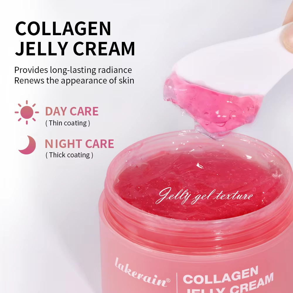 Medicube Collagen Jelly Cream Enhances Skin Barrier Moisture 24-Hour Facial Shine Natural Ingredient Korean Face Care Products