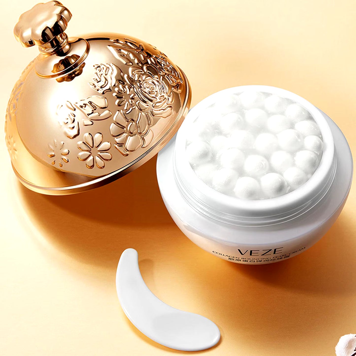 Collagen Pearl Filling Facial Cream for Face Women Lifting Firming Moisturizing Korean Cream Face Cream Skin Care