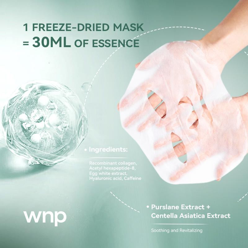 [WNP Official Shop] Living Energy Freeze-Dried Mask | Repair Skincare *1 Masks Comfort Repair Skin Skincare