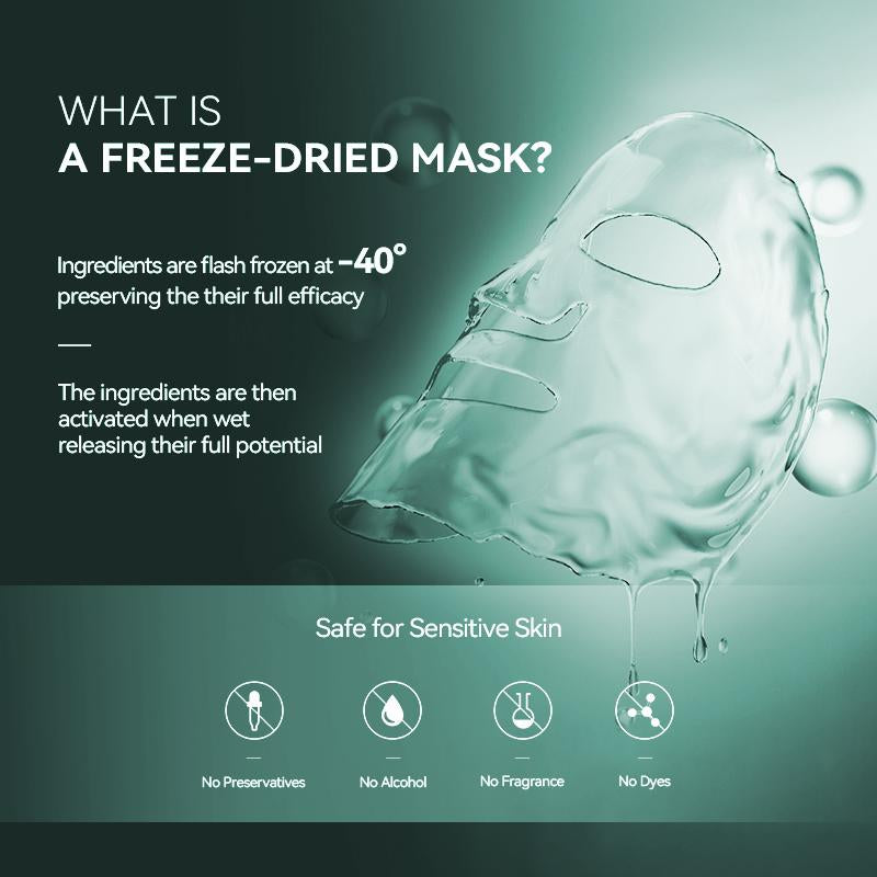 [WNP Official Shop] Living Energy Freeze-Dried Mask | Repair Skincare *1 Masks Comfort Repair Skin Skincare