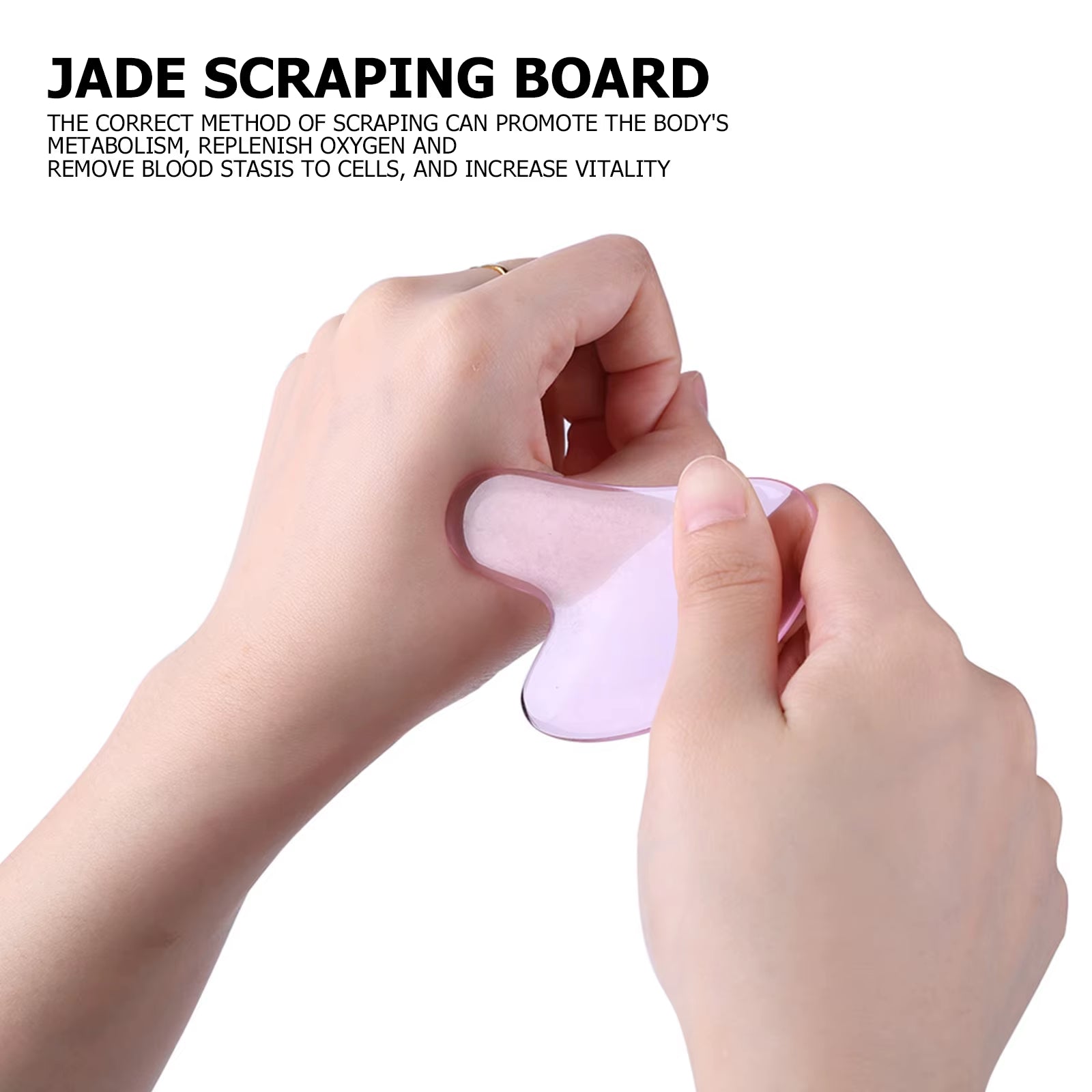 Natural Jade Stone Guasha Scraper Board Face Massager Massage for Face Body Beauty Scraper Anti-Wrinkle Remover Skin Care Tools