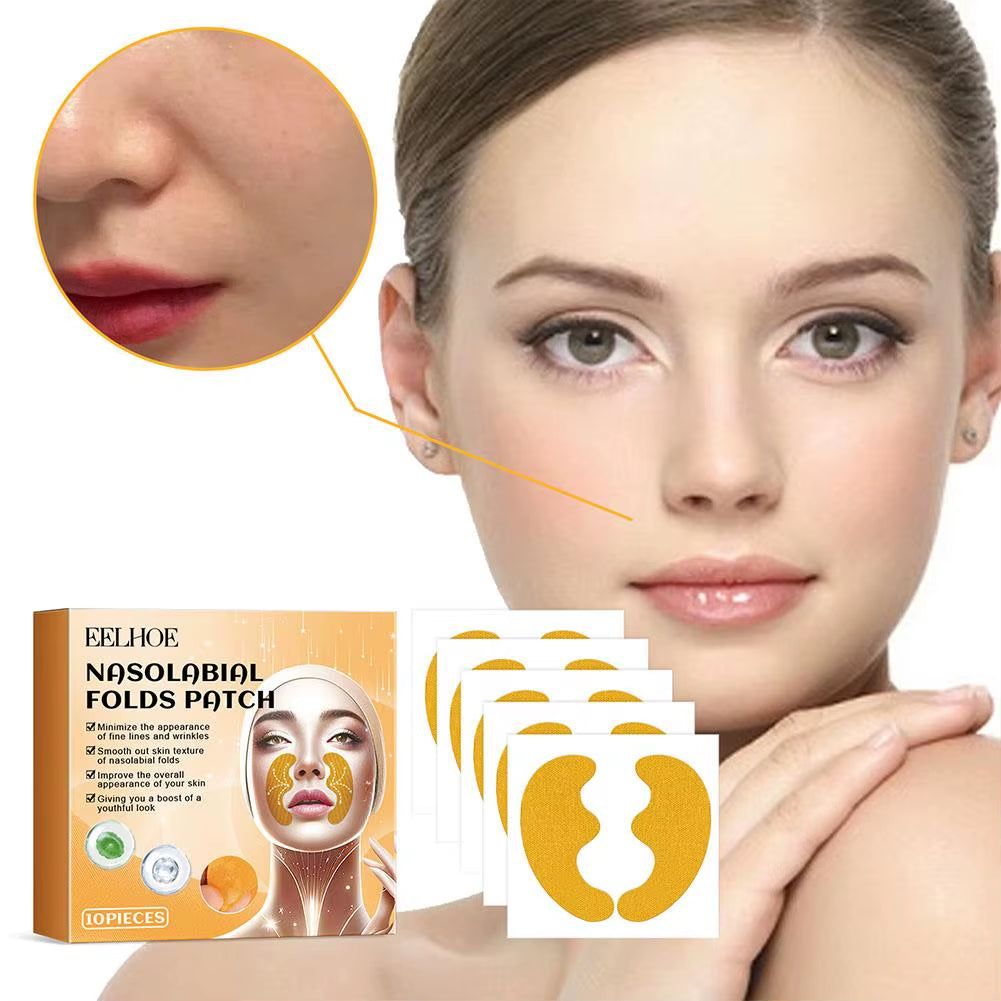 10Pcs Anti-Wrinkle Forehead Line Removal Gel Patch Firming Eyes Mask Frown Lines Face Skin Care Stickers Anti-Aging Collagen