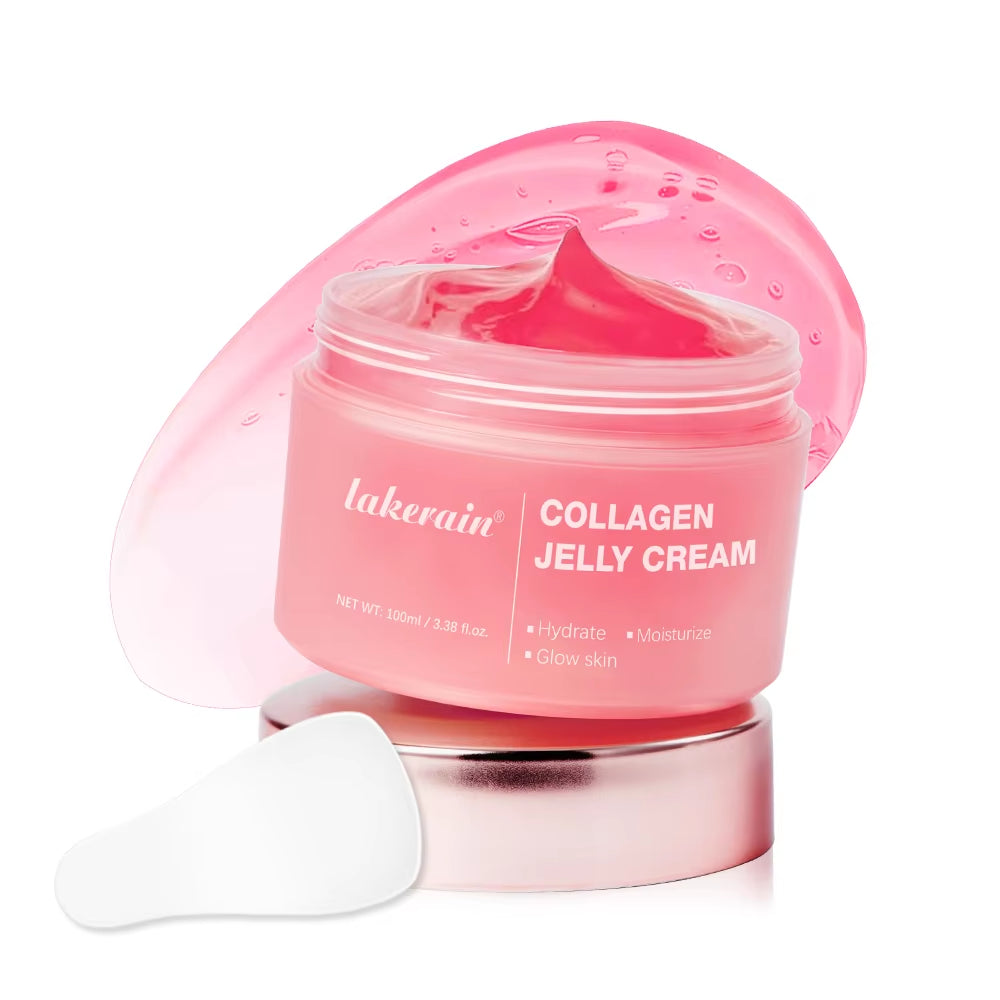 Medicube Collagen Jelly Cream Enhances Skin Barrier Moisture 24-Hour Facial Shine Natural Ingredient Korean Face Care Products