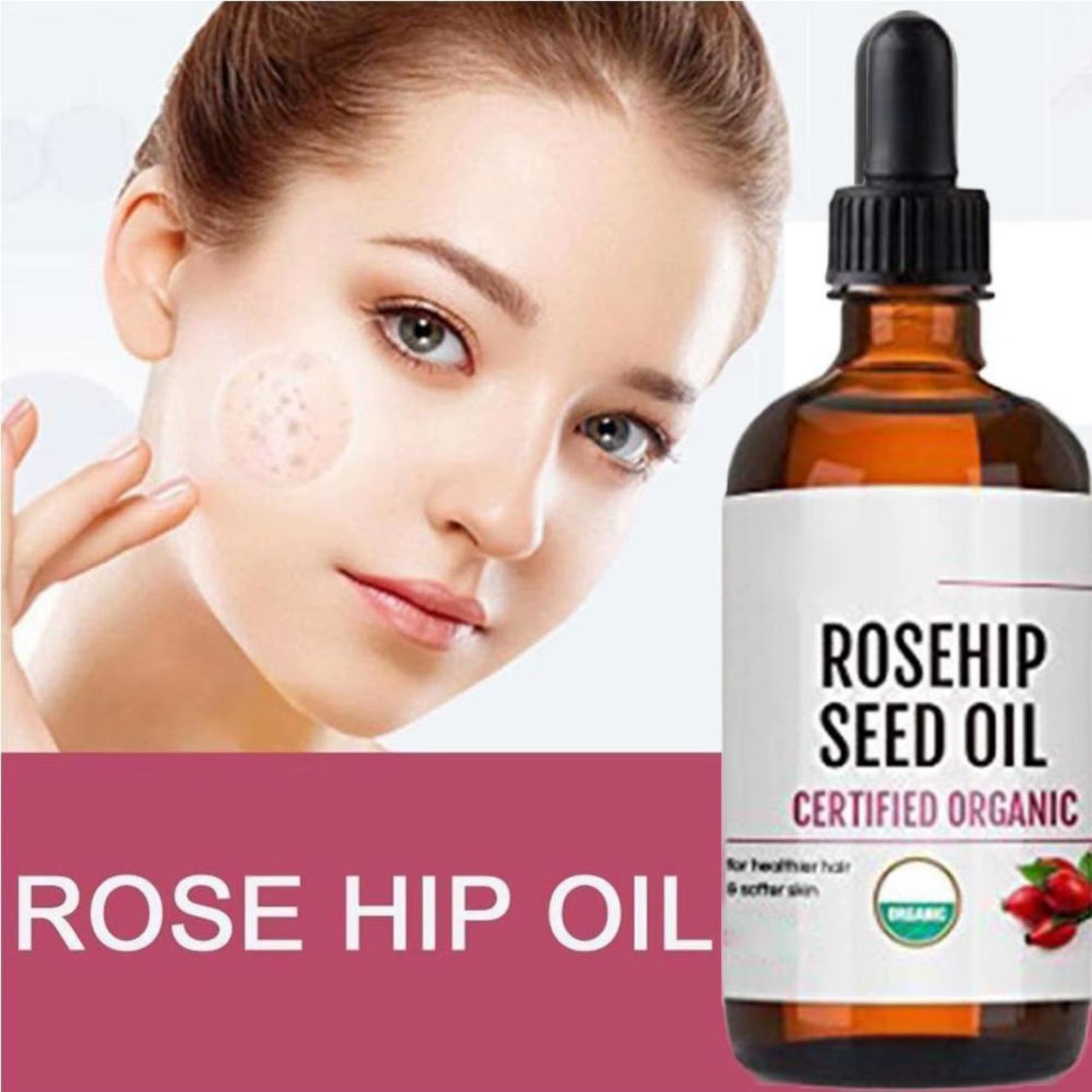 Moisturizing Rosehip Oil Oil Massage Skin Care Plant Essential Oil Moisturizing Whitening Essential Oil